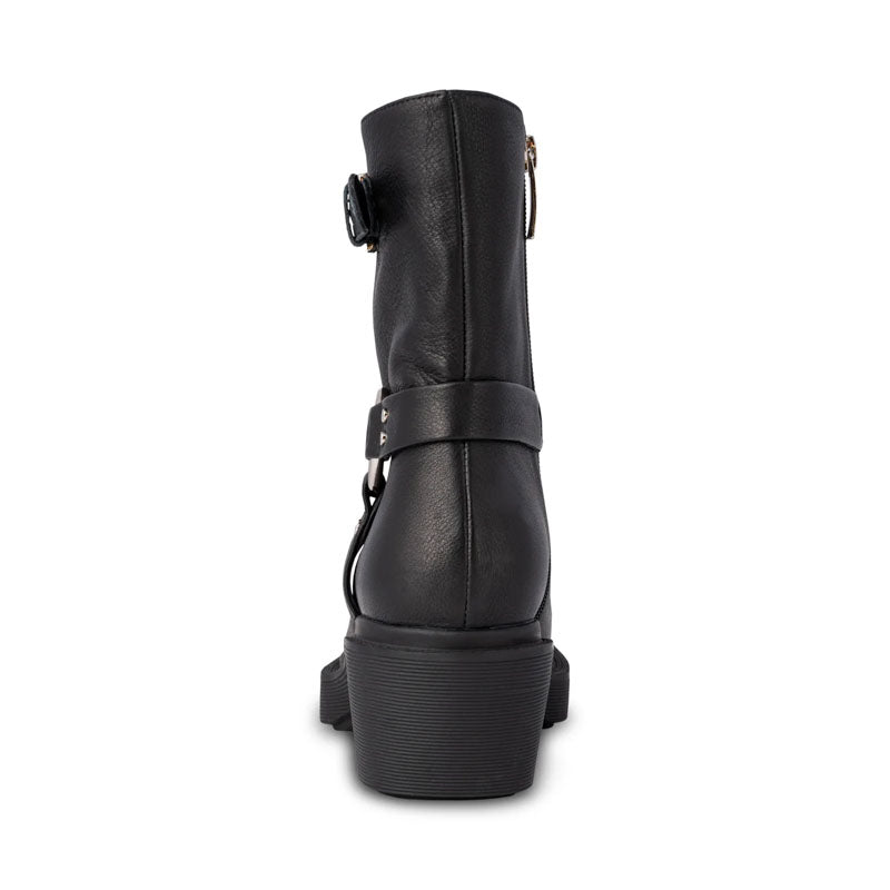 SHOE THE BEAR Amina Biker Boots in Black