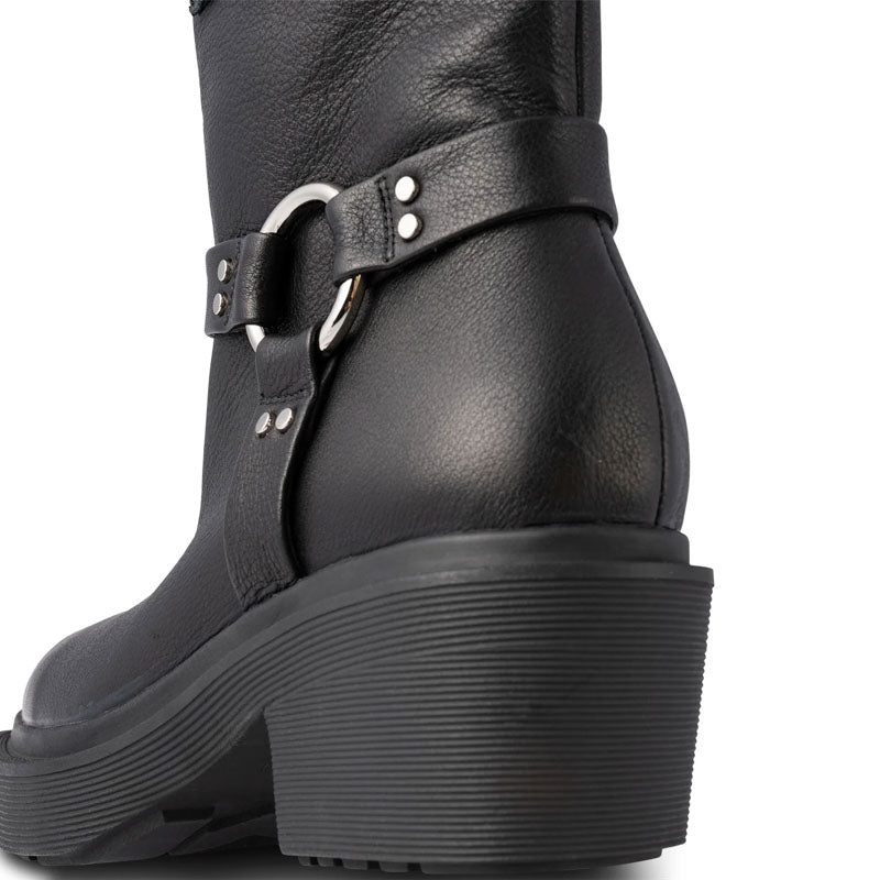 SHOE THE BEAR Amina Biker Boots in Black