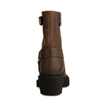 SHOE THE BEAR Amina Biker Boots in Dark Brown