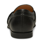 Erika Leather Saddle Loafer in Black