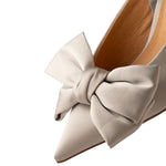 SHOE THE BEAR Karla Slingback in Grey/Silver