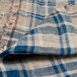 LOVAT&GREEN Sunlit Linen Scarf in Blue