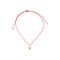 LA MOME BIJOU One Pearl Necklace in Fluo Orange