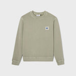 BILLYBELT Organic Cotton Vintage Sweatshirt in Olive Green