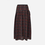 BAUM UND PFERDGARTEN Sabela Skirt in Dark Red Check
