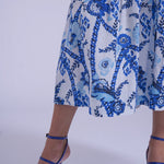 NEW DAY ORIGINALS Safari Shirt Dress in Blue/White
