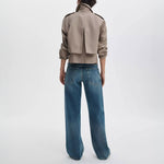 RAG & BONE Saige Full Straight Leg Low Rise Jeans in Echo