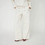 STELLA NOVA Sailors Pants in Almost White