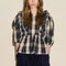 SAMDI Beatrice Ruffle Blouse in Check