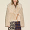 SAMDI Josephine Faux Fur Jacket in Oat