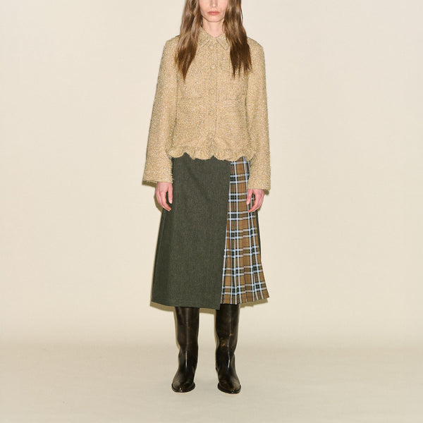 SAMDI Joan Sparkle Jacket in Gold