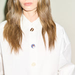 SAMDI Bex Cotton Shirt in White