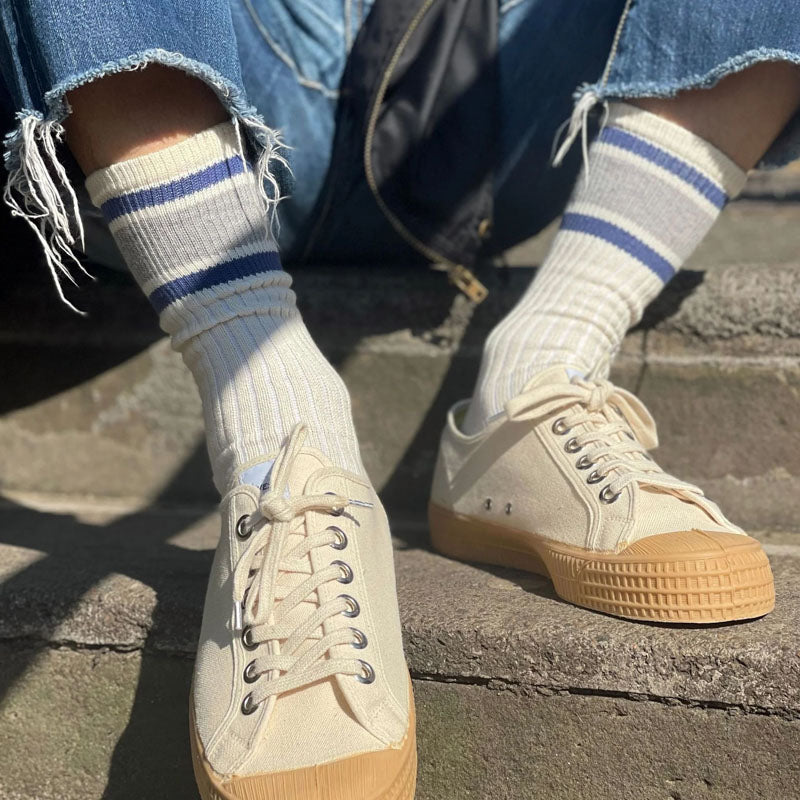 IVY ELLIS Mens Vintage Cotton Sport Socks in Sanders