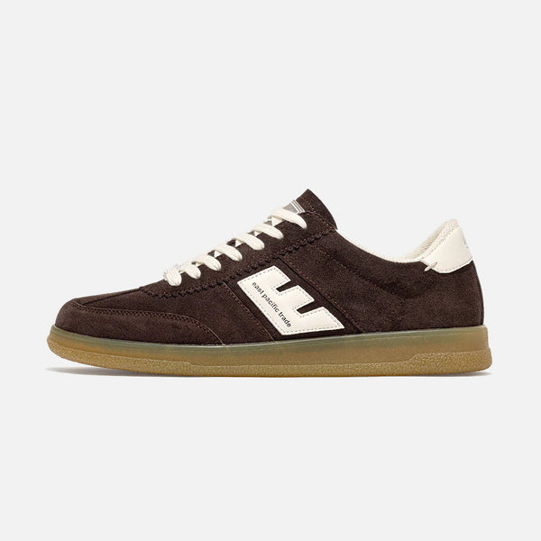 EAST PACIFIC TRADE Santos Trainers in Brown/Off White