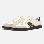 EAST PACIFIC TRADE Santos Trainers in Off White/Grey/Brown