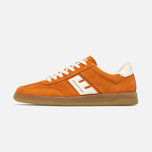 EAST PACIFIC TRADE Santos Trainers in Orange/Off White