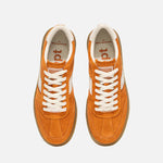 EAST PACIFIC TRADE Santos Trainers in Orange/Off White