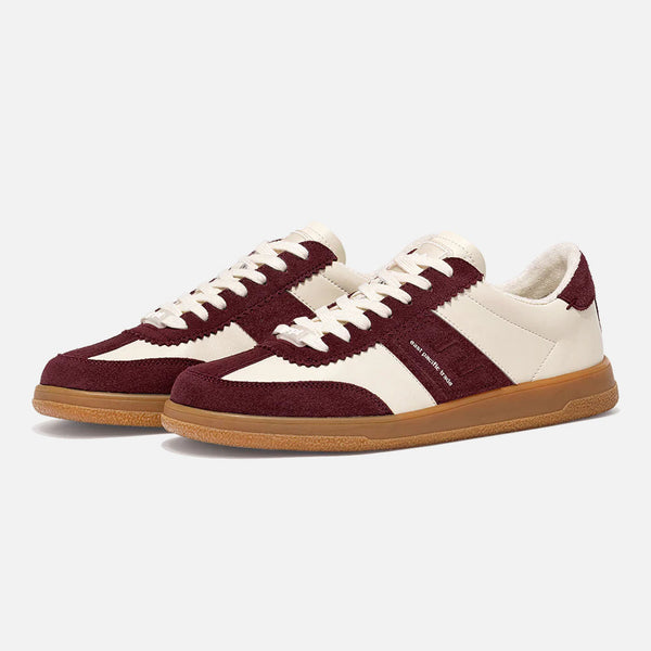 EAST PACIFIC TRADE Santos Trainers  in Tofu/Burgundy