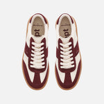 EAST PACIFIC TRADE Santos Trainers  in Tofu/Burgundy