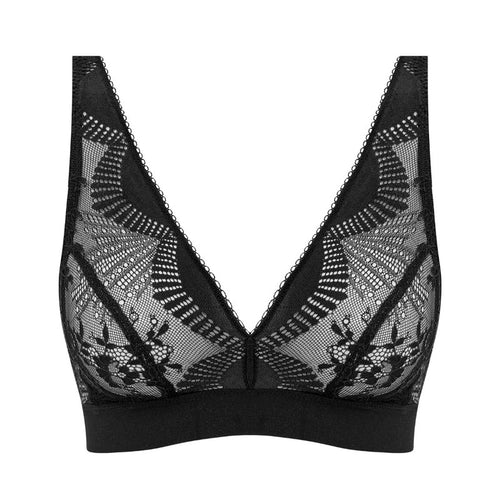 WACOAL Sensu Lace Non Wired Bralette in Black
