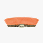 MARFA STANCE Shearling Collar in Bright Orange