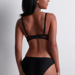 AUBADE Sheer Emotion Brazilian Brief in Black