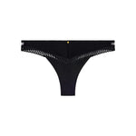 AUBADE Sheer Emotion Tanga in Black