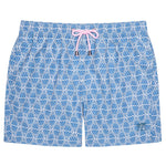 PINK HOUSE MUSTIQUE Shelltop Swim Shorts in Blue