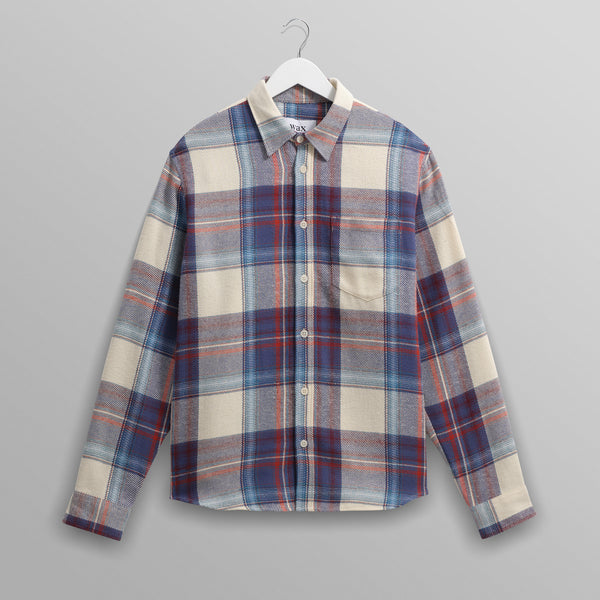 WAX LONDON Shelly Shirt in Blue and Multicolour