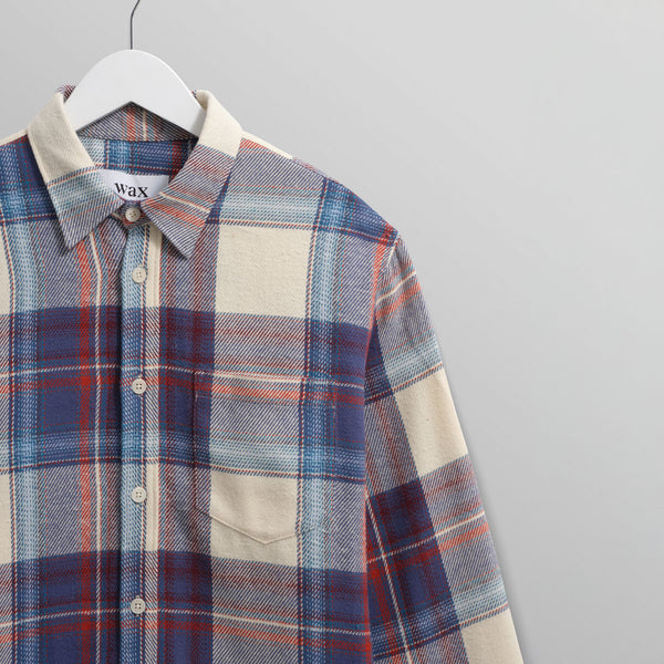 WAX LONDON Shelly Shirt in Blue and Multicolour