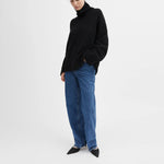 SKALL Silene T-neck Jumper in Black