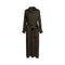 SILK95FIVE Sahara Long Luxe Dress in Cafe