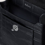 MULBERRY Small Antony NVT Croc Handbag in Black