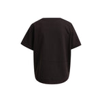 SMITH & SOUL Oversize T Shirt with Drawstring Hem in Dark Chocolate
