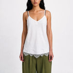 SMITH & SOUL Lace Camisole   in Off White