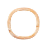 VANESSA BARONI Soft Edge Bangle  in Creme Brulee Marble