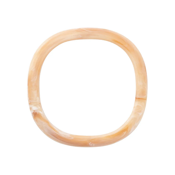 VANESSA BARONI Soft Edge Bangle  in Creme Brulee Marble