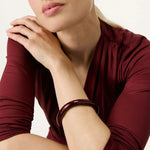 VANESSA BARONI Soft Edge Bangle in Bordeaux Marble
