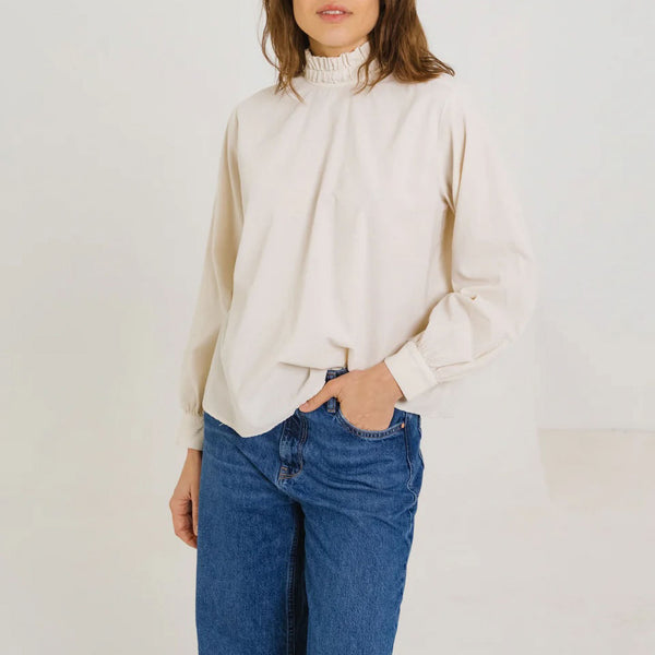 SACRECOEUR Soline Blouse in Snow