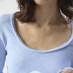 AMERICAN VINTAGE Sonoma Long Sleeve TShirt in Splash/Vintage