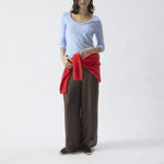 AMERICAN VINTAGE Sonoma Long Sleeve TShirt in Splash/Vintage