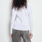 AMERICAN VINTAGE Sonoma Long Sleeve TShirt in White