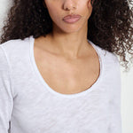 AMERICAN VINTAGE Sonoma Long Sleeve TShirt in White