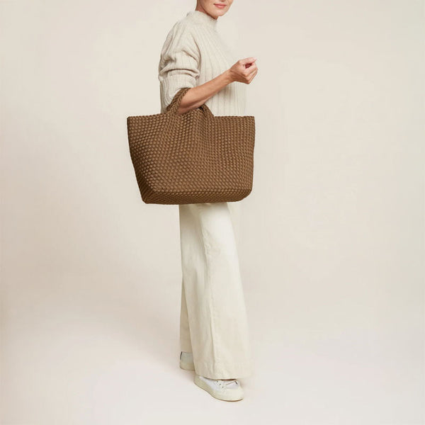 NAGHEDI St Barths Large Tote in Mink