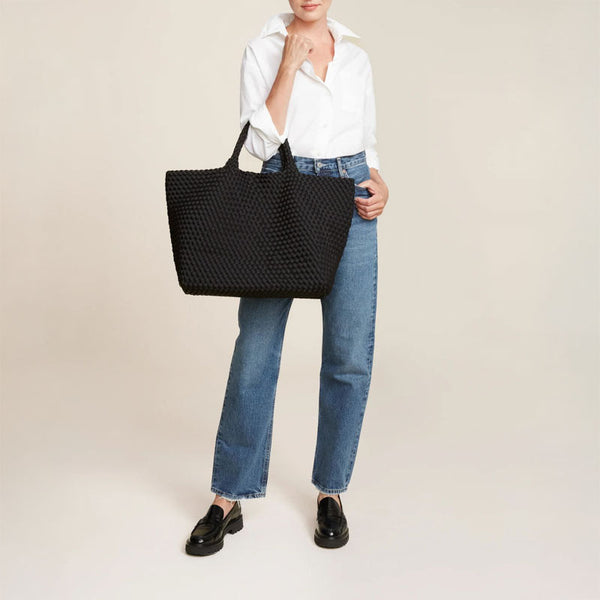 NAGHEDI St Barths Large Tote in Onyx