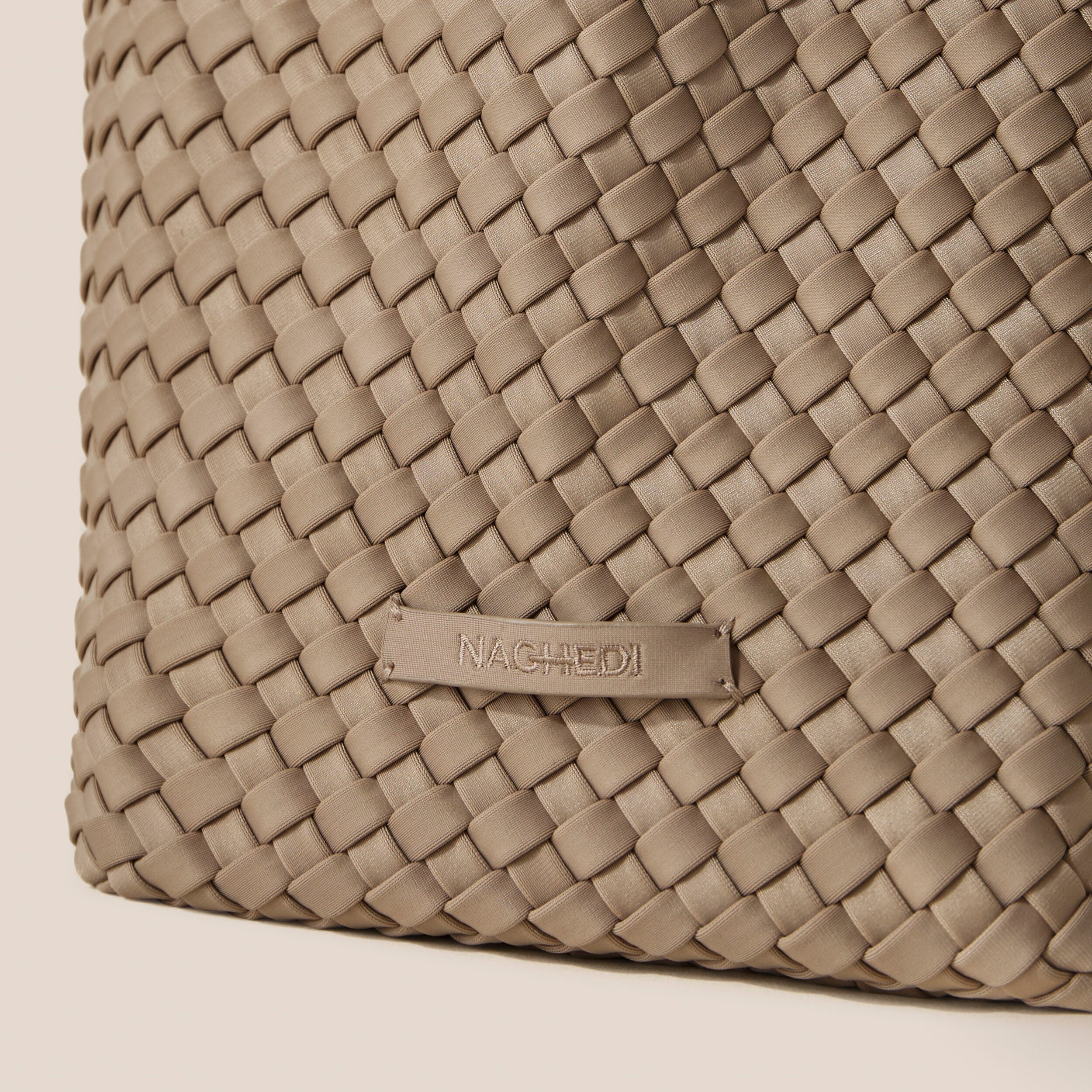 NAGHEDI St Barths Medium Tote in Cashmere Brown | Collen & Clare