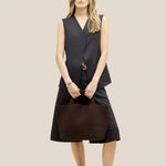 NAGHEDI St Barths Medium Tote in Chocolate