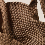 NAGHEDI St Barths Medium Tote in Mink