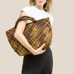 NAGHEDI St Barths Medium Tote in Tortoise/Shell