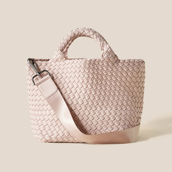 NAGHEDI St Barths Petit Tote in Shell Pink